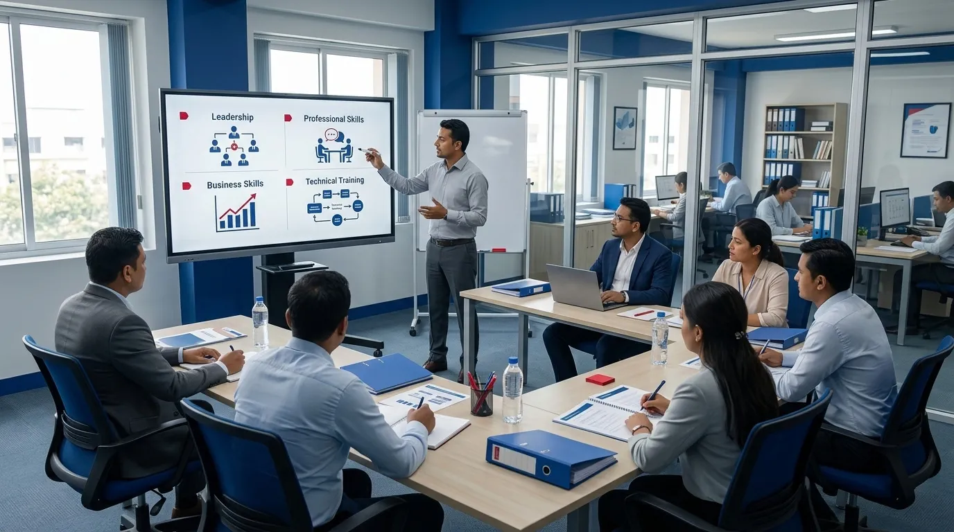 Corporate training session on accounting, tax compliance and business management for professionals in Kathmandu